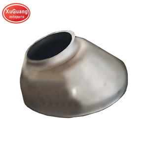 51mm Giriş 114mm Dış Boyutlu Katalitik Konvertör Uç Kapağı Konisi