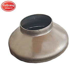 61mm Giriş 126,5mm Dış Boyutlu Katalitik Konvertör Uç Kapağı Konisi