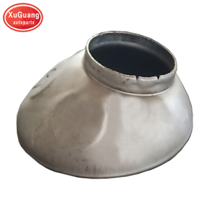 120mm Dış Boyutta 55mm Katalitik Konvertör Uç Kapağı Konisi