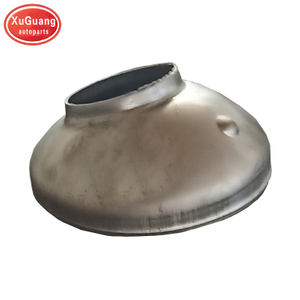 123mm Dış Boyutta 55mm Katalitik Konvertör Uç Kapağı Konisi